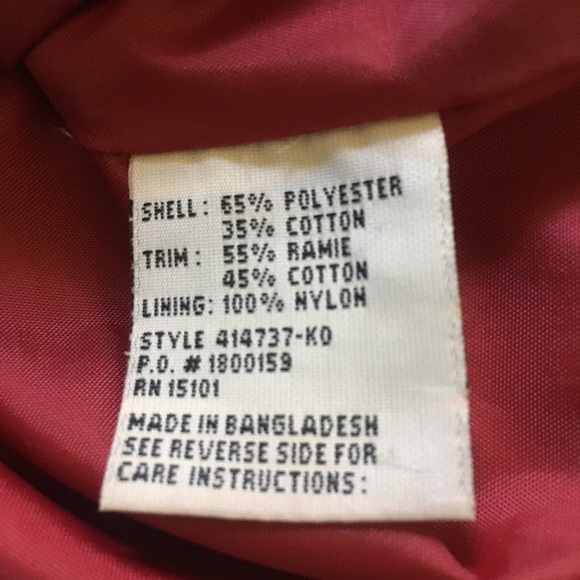 Mulberry Street Red Jacket - Picture 7 of 7